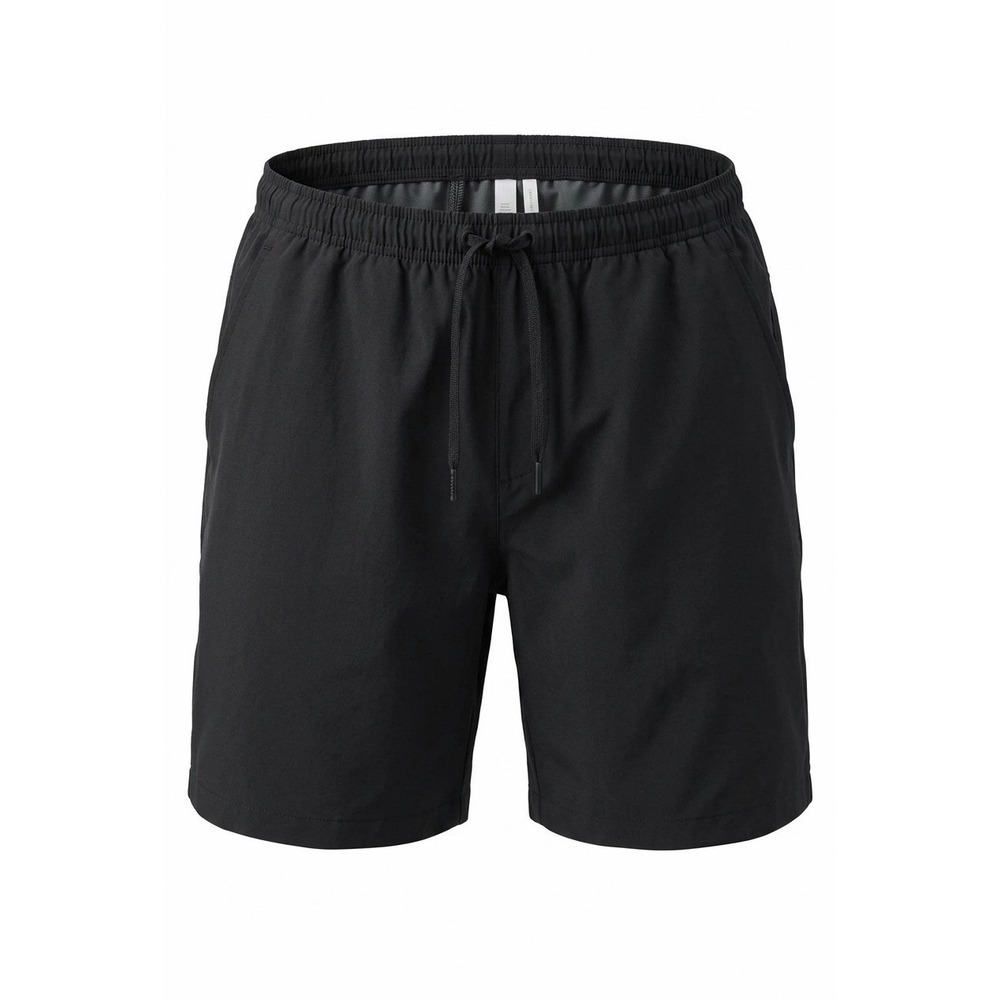 DSG Mens Rec Short 6 Inch Inseam Pure Black Athletic Gym Shorts DAM15119 Size S